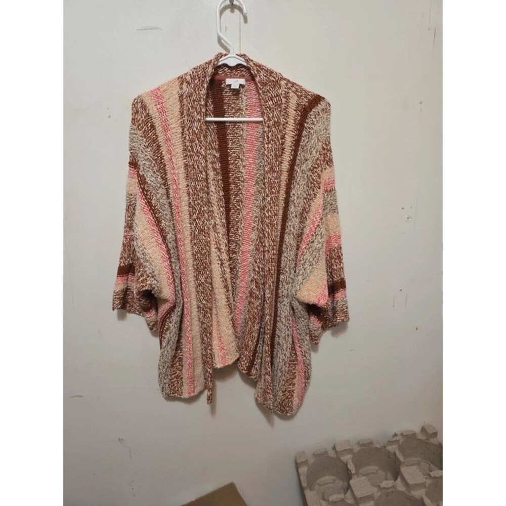 Pink knitted cardigan